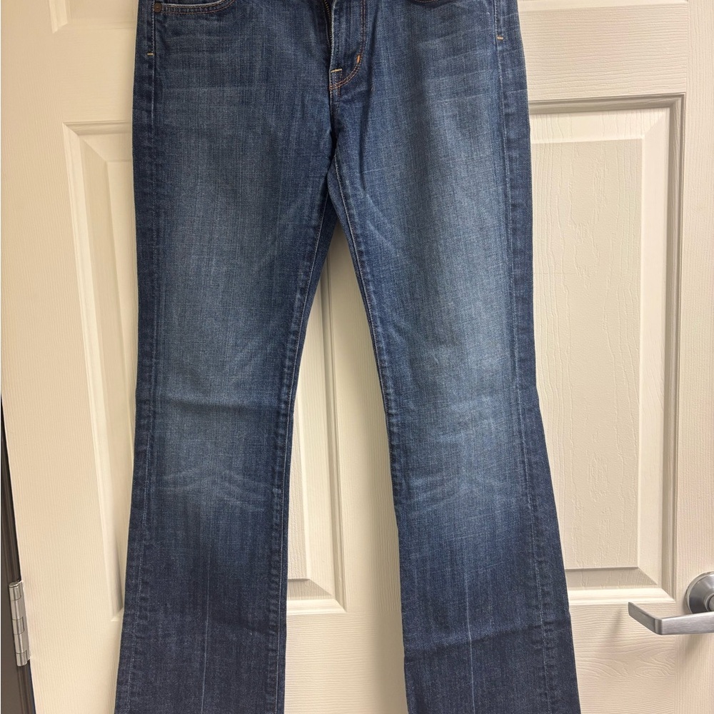 Citizens Of Humanity Medium Blue Wide Leg Jeans